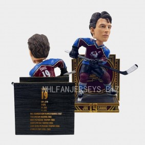 Joe Sakic Colorado Avalanche Career Retrospective Bobblehead Burgundy Collectibles Memorabilia